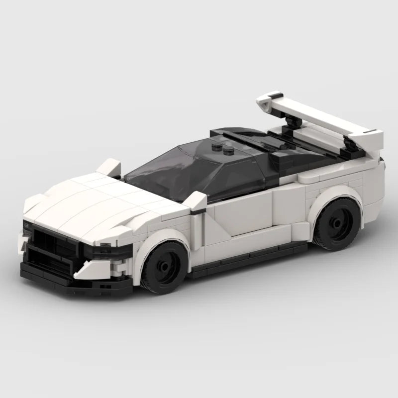 Technical Moc Car City Speed Champion Sports Car Racing Vehicle Building Blocks Brick Educational Construction Toys