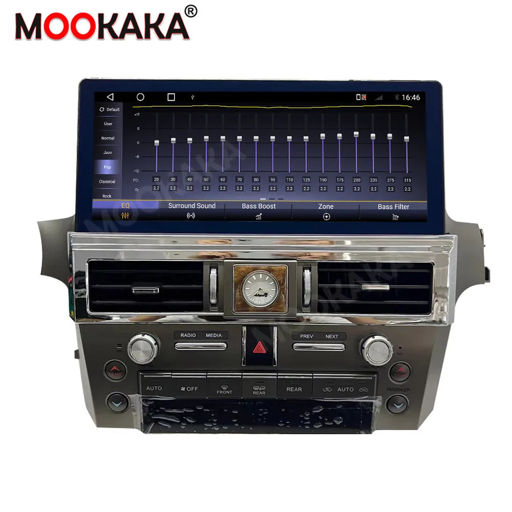 Android For Lexus GX400 GX460 2010-2020 Car Radio 8+256GB Multimedia Player Recorder 12.3" Touch Screen Head Unit Carplay Navi