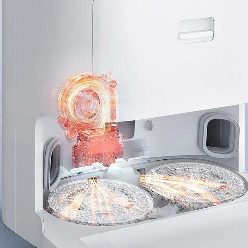 Aspiradoras robot XIAOMI MIJIA Omni 1S B116 Mop Base inteligente Máquina de eliminación de suciedad Recolección de polvo Autolimpieza Base vacía