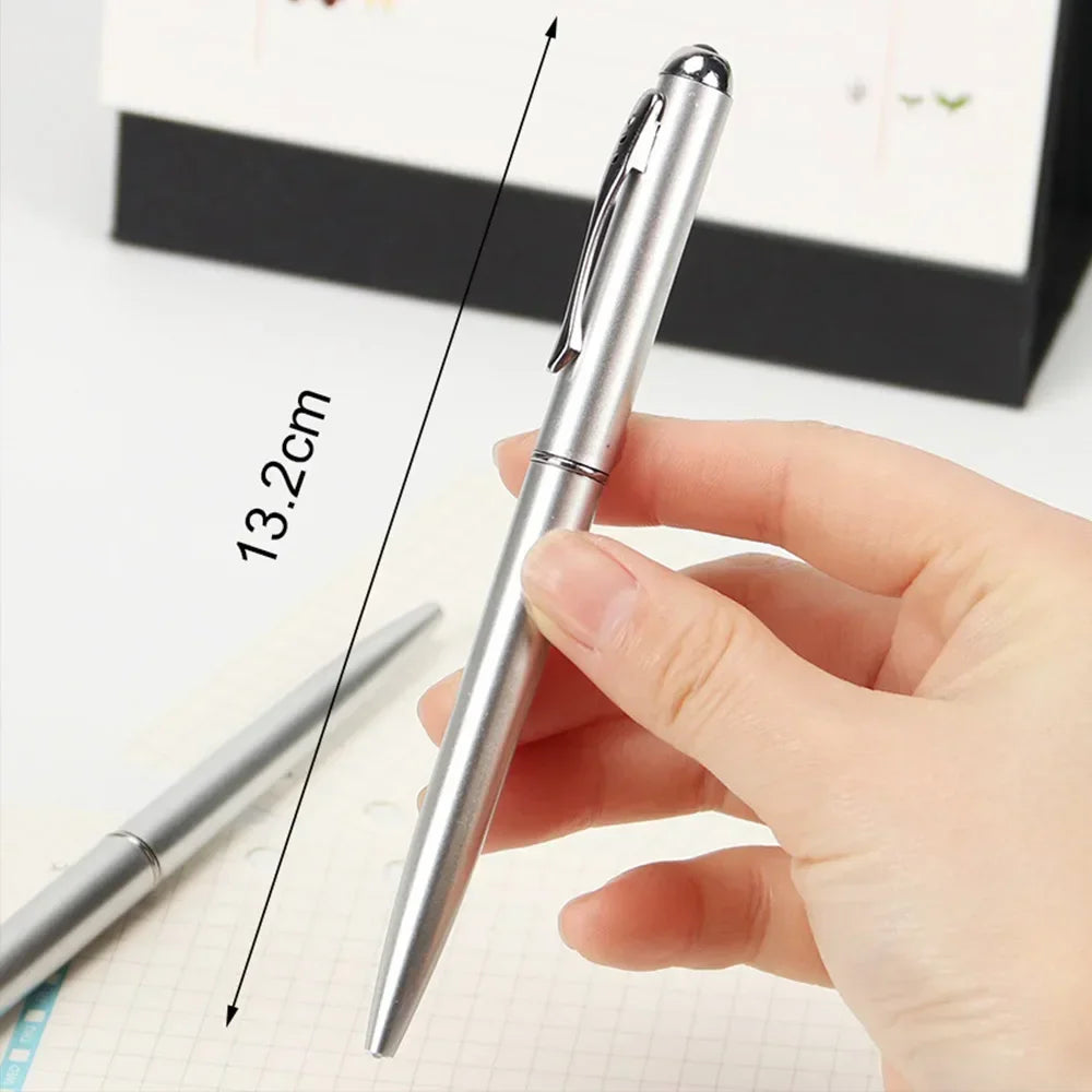STONEGO Invisible Ink Pen with UV Light Magic Secret Writing Ballpoint Multi Function Pen for Office School Supplies