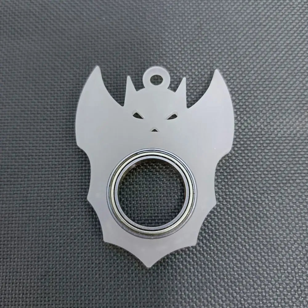 Llavero antiaburrimiento Fidget Spinner antiansiedad llavero giratorio de punta de dedo moderno noctilucente creativo