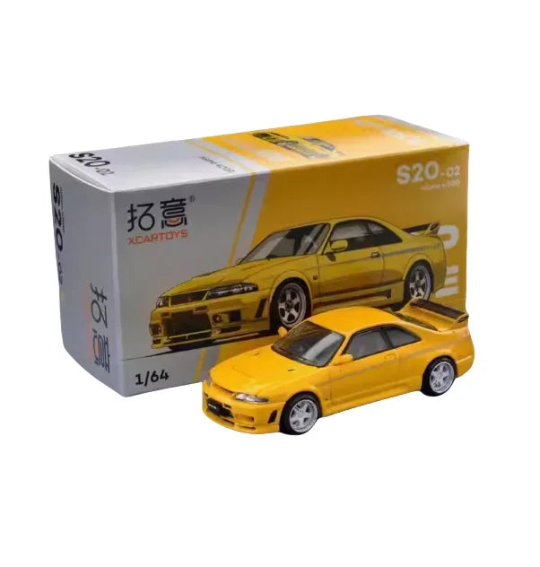 Premium scale model XCARTOYS POPRACE 1/64 Co-branded float series Porsche Martin GTR Alloy model toy, a Christmas gift for boys