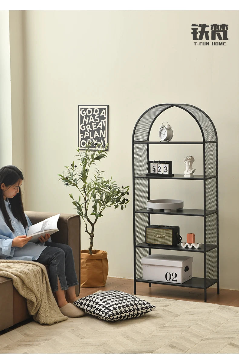 Rack Multi-purpose Shelf Shelves Storage Modern Furniture Living Room Cabinets Organizer Display Stand Library Book Libreros
