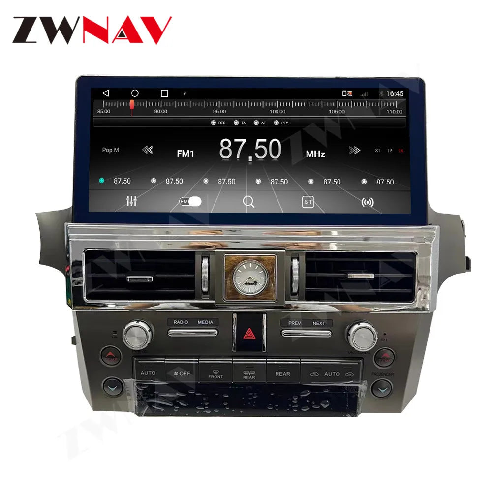 Radio para coche Android con pantalla IPS HD de 12,3" para Lexus GX460 GX400 2010-2020, reproductor multimedia, autorradio, navegación GPS, unidad principal 2 Din