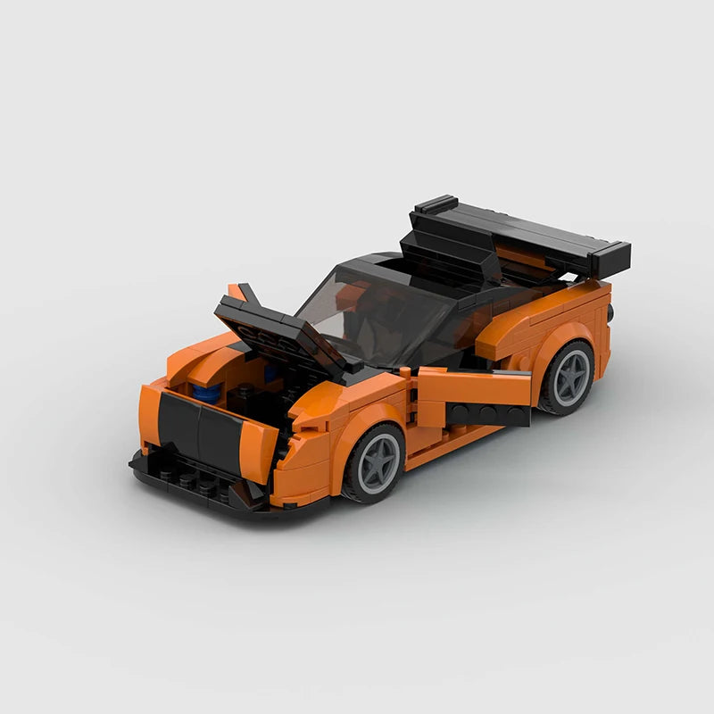 Supercar F1 City Speed Champions Racing Car RX-7 Model Building Blocks MOC Supercar Racers Vehicle Technique Bricks Kids Toys