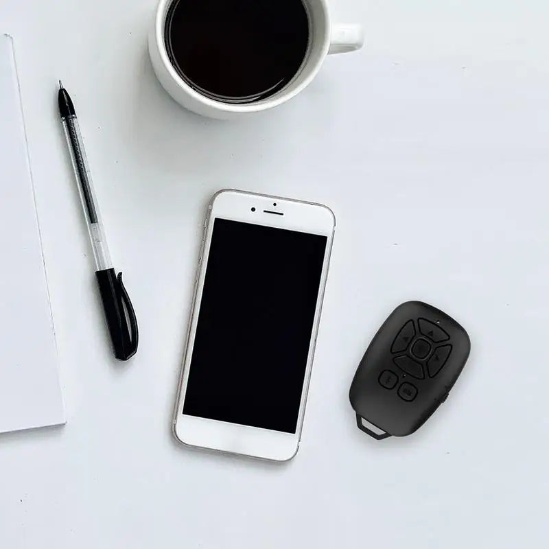 Control remoto inalámbrico para cámara de teléfono, botón de control remoto para teléfono móvil con Bluetooth, pulsador, pasador de página, control remoto recargable para Android IOS