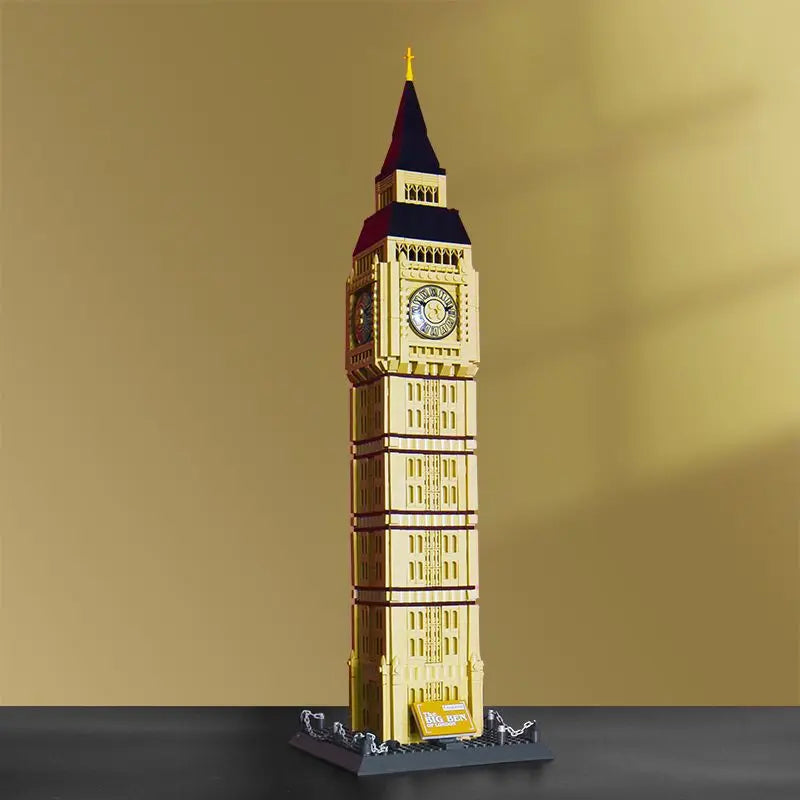 1664 piezas del modelo Big Ben de Londres, bloques de construcción, arquitectura de fama mundial, ladrillos, vista de la calle de la ciudad, juguetes, regalos para niños
