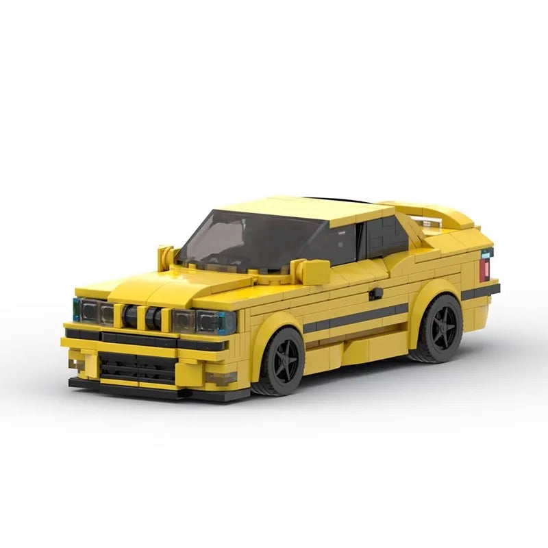 Bricklink Technical Car City Speed Champions M3 E30 E36 E46 GTR 635CSi 850CSi Vehicles Sets Building Blocks Toys Children Gift