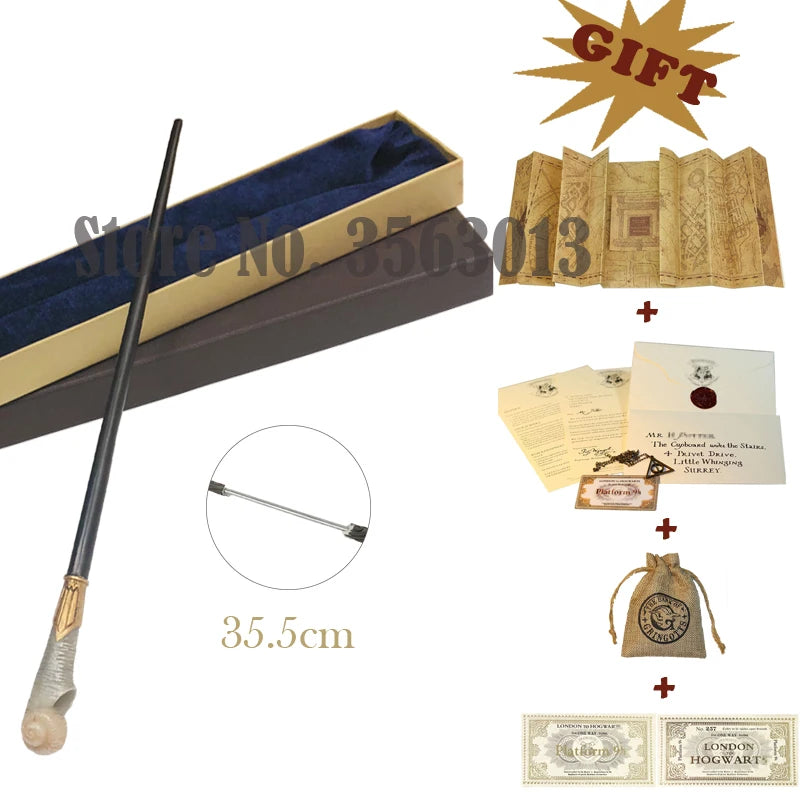 27 Kinds Wands with Map Letter 2 Tickets Necklace Cloth Bag and orginal Box