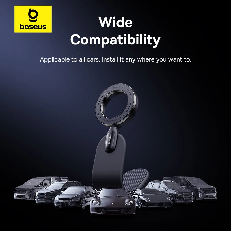 Soporte magnético para teléfono de coche Baseus, soporte plegable para teléfono, soporte para iPhone 12, 13, 14 Pro Max y Samsung S23