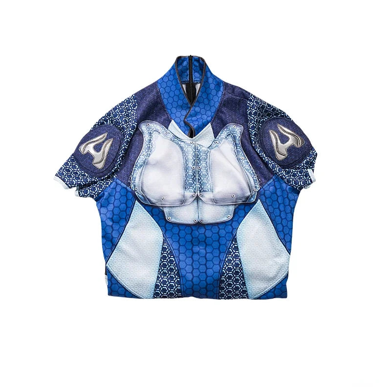 The Boys A-Train Cosplay Costume Halloween Carnival High Quality Hero Reggie Franklin Battle Outfit With Boots Printing Jumpsuit