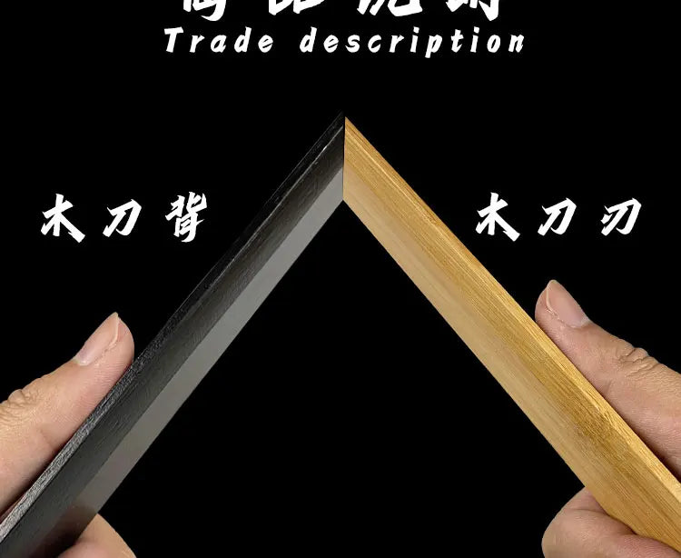 Espada de madera con vaina, accesorios de estilo antiguo, espada de madera, guerrero, juego de rol, anime, modelo de arma de espada de cosplay, espada de madera