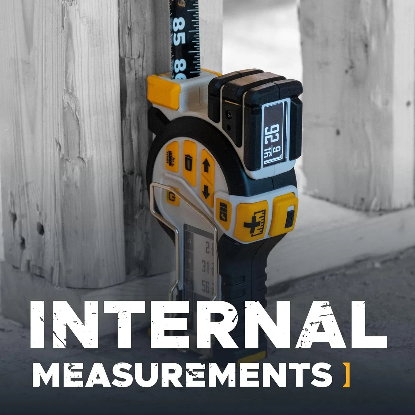 Christmas.T1 Tomahawk Digital Tape Measure - Professional Accurate Measuring Tool, Green Laser, E-Paper Measuring List