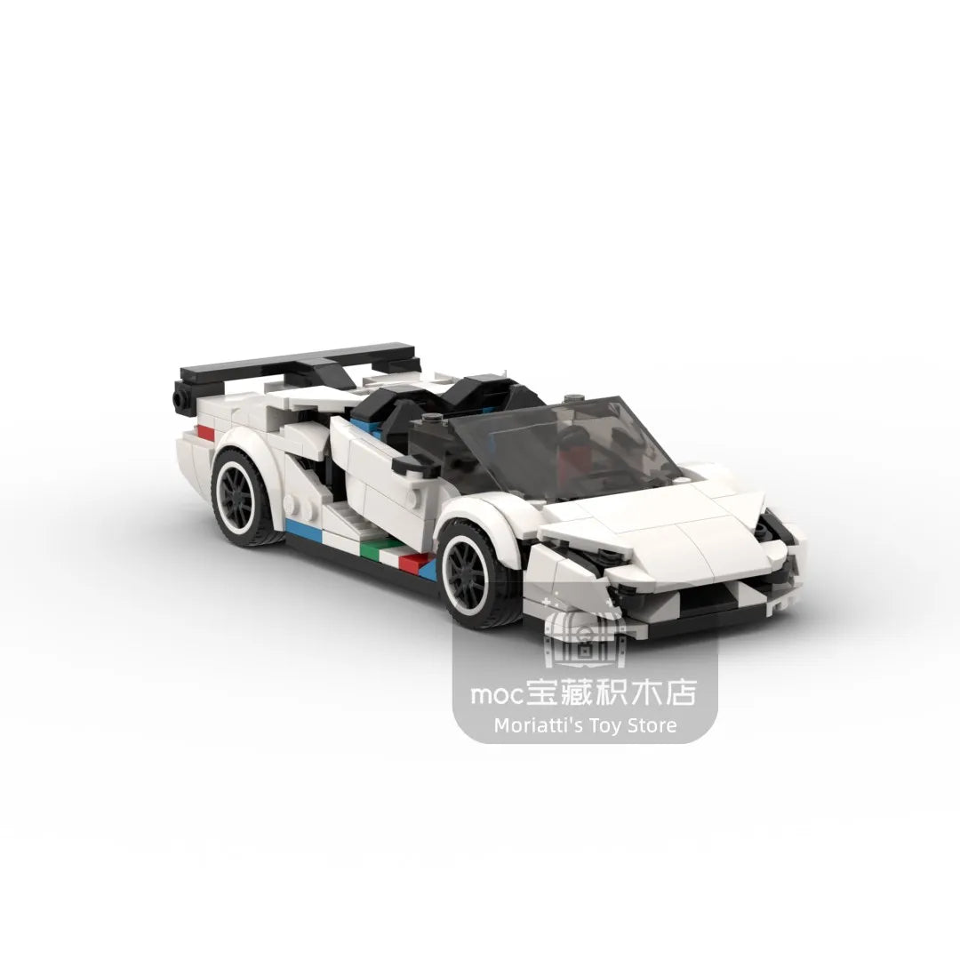 2022 Hot MOC Speed City Car Champion Racer Classic Supercar Building Blocks Brick Racing Super Technique Creative Garage DIY Set