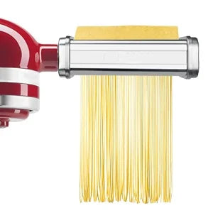 Accesorio para pasta para batidora KitchenAid, cortador de pasta, cortador de espaguetis y fettuccine, accesorio de acero inoxidable apto para todos los chefs de KitchenAid