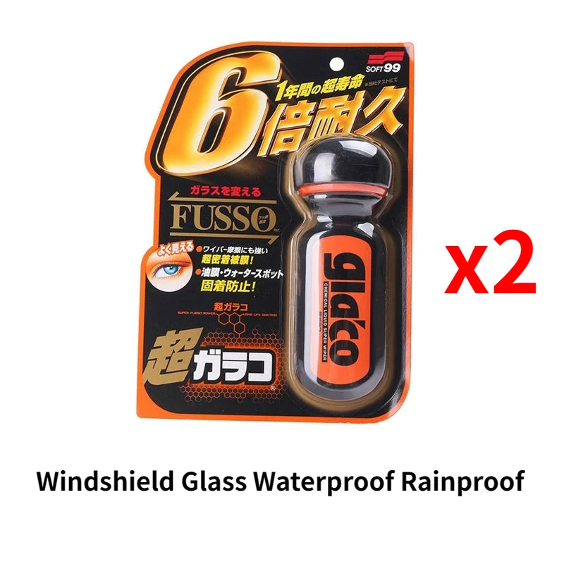 Vidrio para parabrisas de automóvil Soft99 Japan Ultra Glaco de 180 ml, repelente de agua y lluvia, revestimiento hidrofóbico antilluvia para vidrio de automóvil