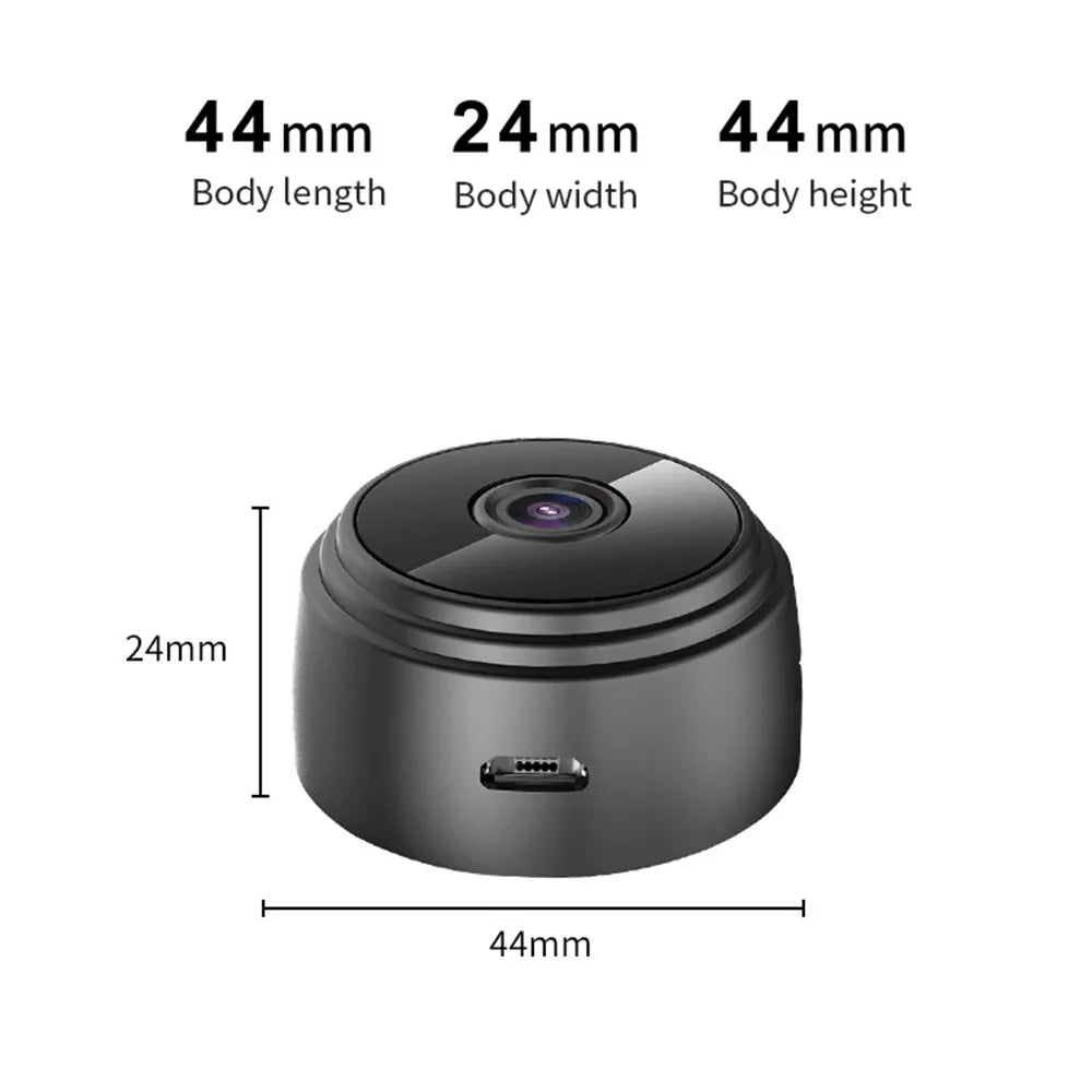 Mini caméra HD 1080P sans fil WiFi Baby Monitor Sécurité intérieure Surveillance Vision nocturne Caméscope Enregistreur audio vidéo