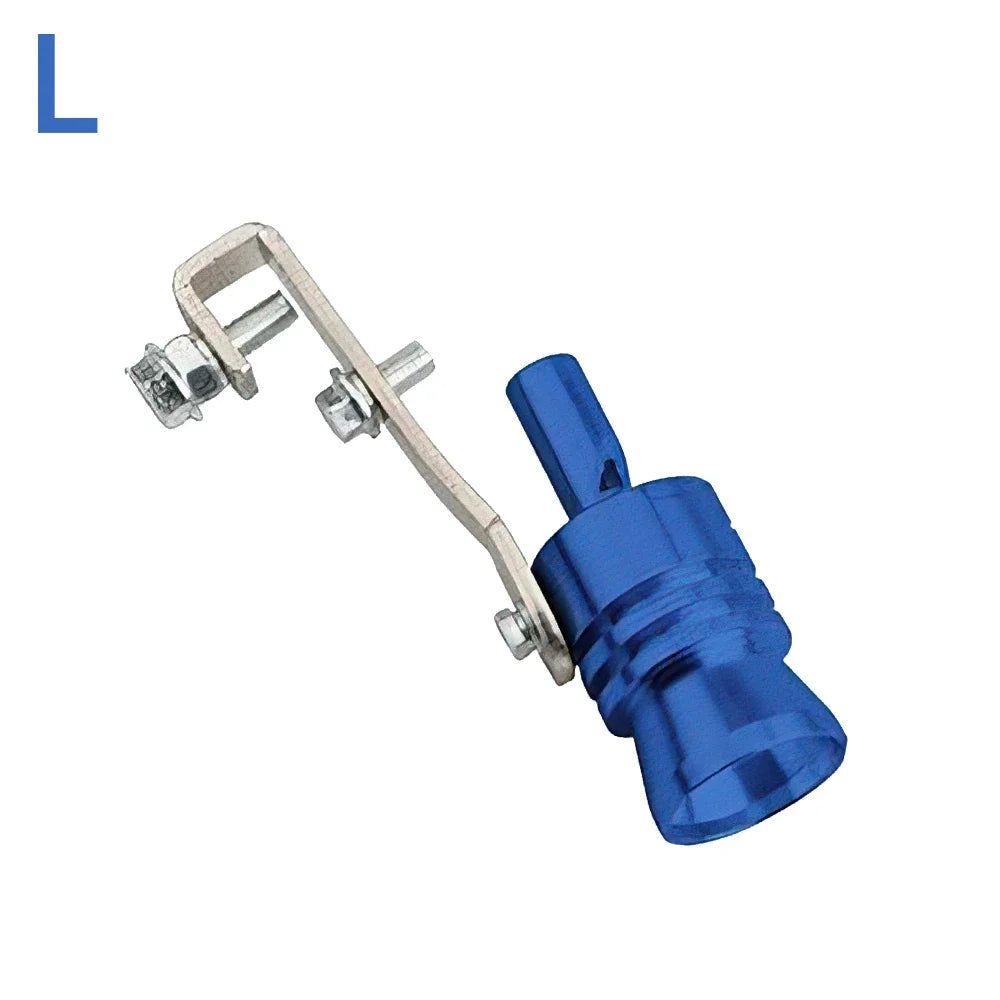 1 pieza de silbato de turbina modificado para automóvil, silbato de tubo de escape, silbato de imitación para motocicleta, silbato amplificador de sonido de escape de turbina