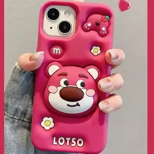 Stitch Phone15promax cute mobile phone case Apple 14/13 silicone 12 all-inclusive 11 soft 15 cartoon couple protective case