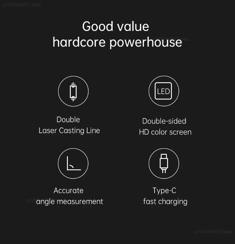 Xiaomi Duka Rapporteur laser Inclinomètre numérique Mesure d'angle 2 en 1 Niveau laser Règle Jauge Outils de construction Règle d'angle