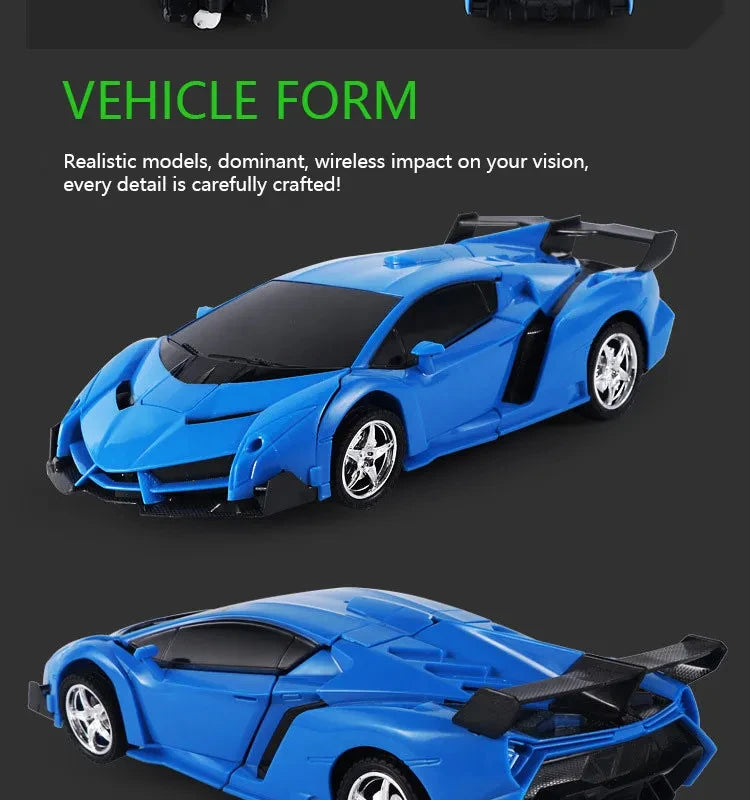 RC Car Transformation Robots Sports Vehicle Model Drift Car Toys Cool Deformation Car Christmas Birthday Gifts for Boys Girls