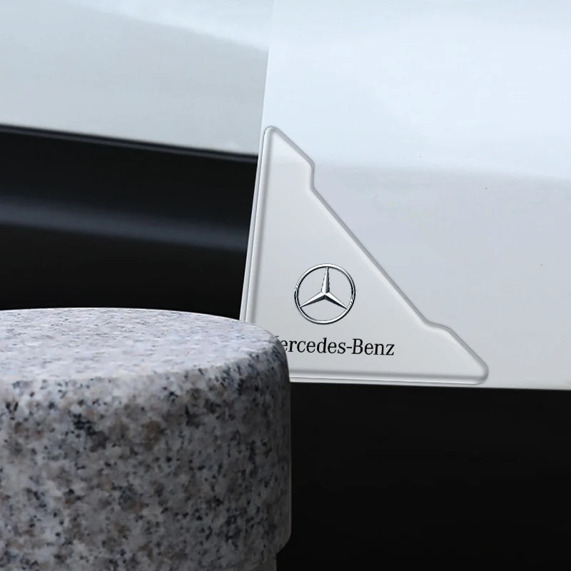 2Pcs Car Door Corner Cover Anti-Scratch Protection Sticker For Mercedes benz A C E class AMG W204 W205 W176 W211 W213 GLA GLC