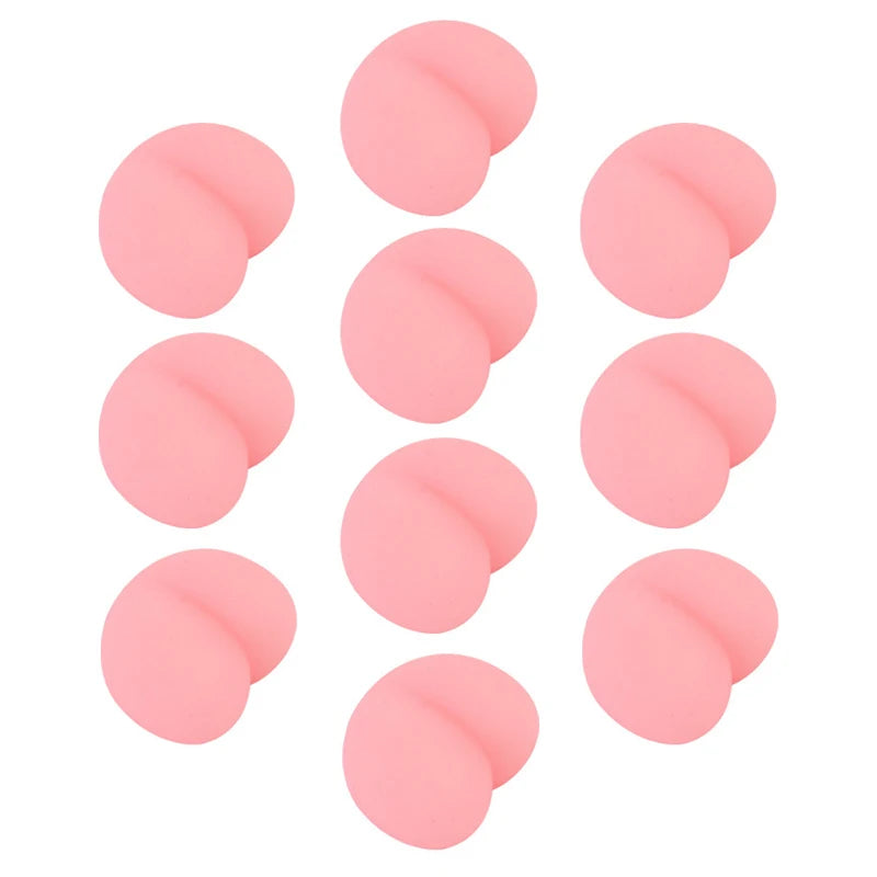 10 piezas de mini bolas de silicona con forma de melocotón para aliviar el estrés y la ansiedad, accesorio para bricolaje con luz nocturna, regalo de fiesta