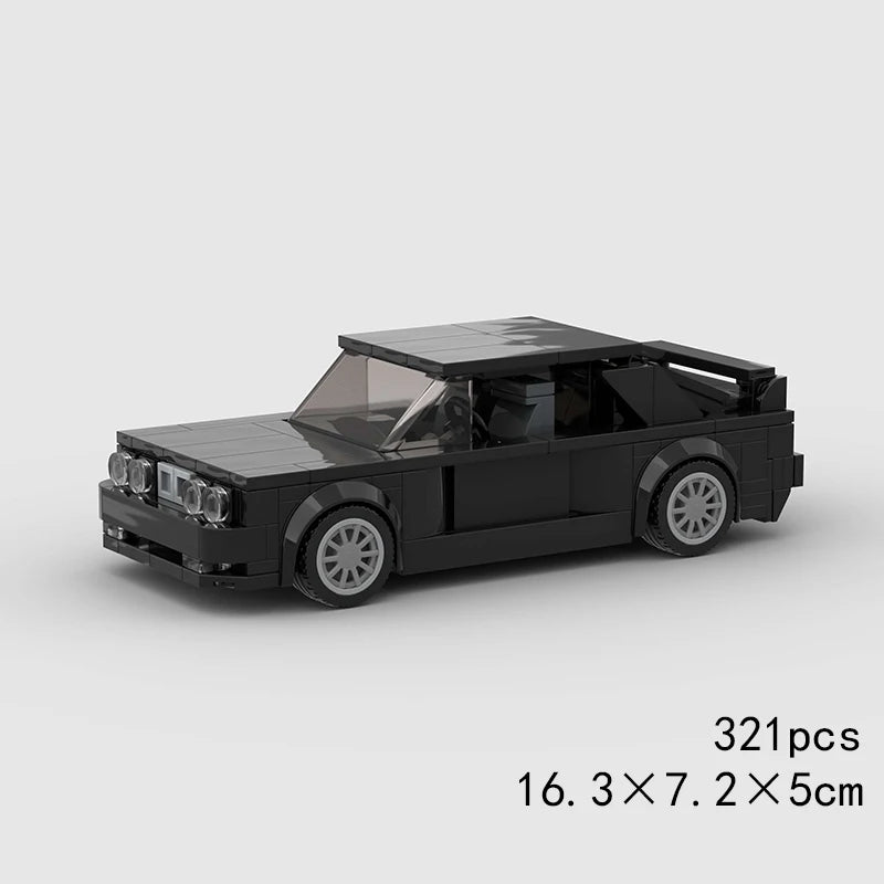 Racing Car City Speed Champions Sports Model Building Blocks DIY Bricks MOC Toy Classic Rally Super Racers Vehicle f1 technique