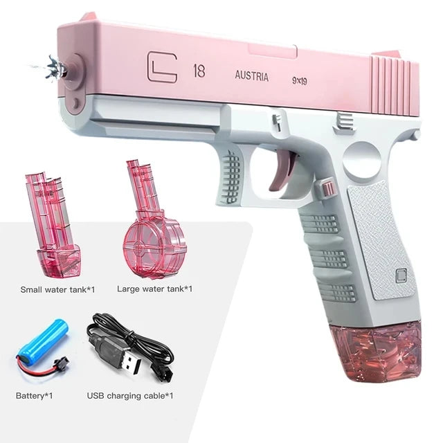 Summer hot selling wholesale prices for children's water gun toys, space science fiction designs, electric water guns, water bat