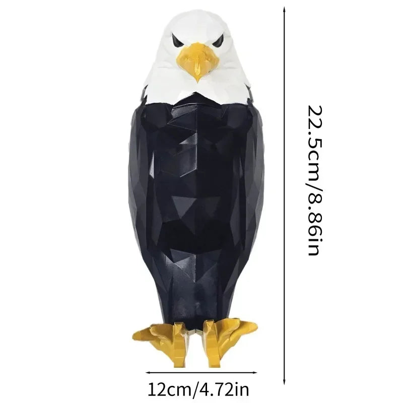 Lámpara de pared navideña con forma de águila, moderna, creativa, 3D, con cuerpo de búho, iluminación de animales, proyector LED para fiestas, regalo