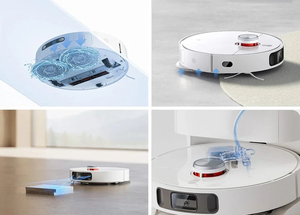 Aspiradoras robot XIAOMI MIJIA Omni 1S B116 Mop Base inteligente Máquina de eliminación de suciedad Recolección de polvo Autolimpieza Base vacía