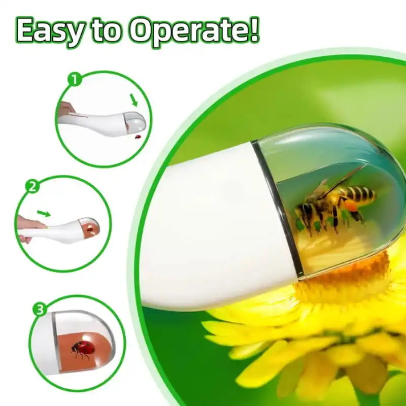 Quick-Release Insect Catching Tool Insect Bug Catcher Magnifying Insect Bug Box Viewing Insects Explore Contactless for Kids