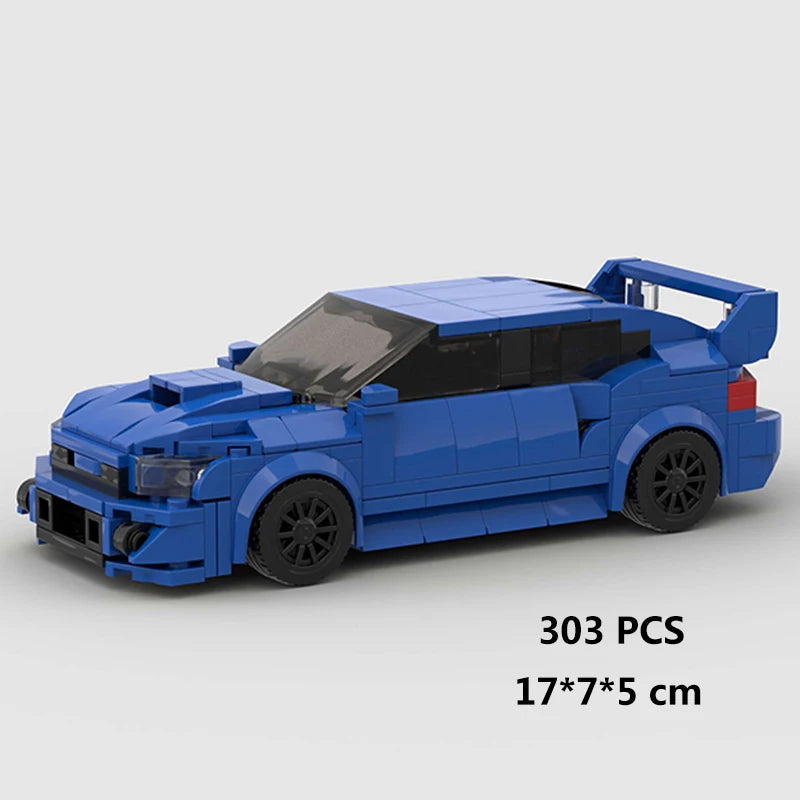 Racing Car City Speed Champions Sports Model Building Blocks DIY Bricks MOC Toy Classic Rally Super Racers Vehicle f1 technique