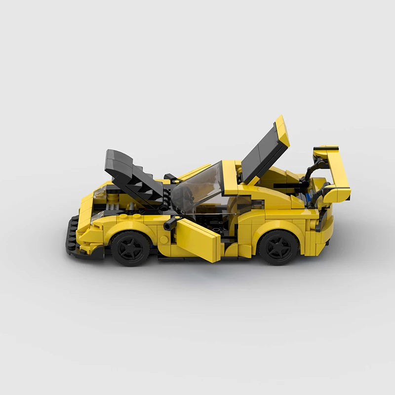 Supercar F1 City Speed Champions Racing Car RX-7 Model Building Blocks MOC Supercar Racers Vehicle Technique Bricks Kids Toys