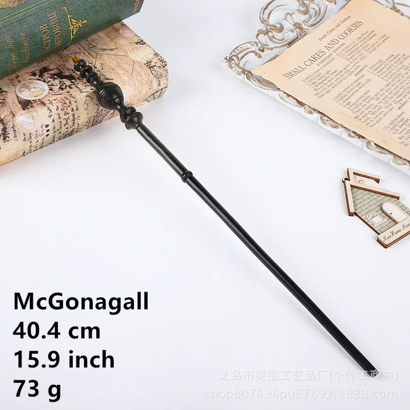 36 Styles Harry Magic Wand Resin Material Built in Steel Core Dumbledore Staff Cosplay Voldemort Props Christmas Gift Kid