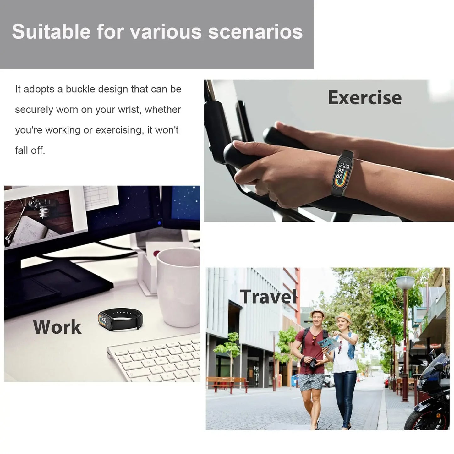 Silicone Strap For Xiaomi Smart Band 8 NFC Solid Bracelet Replacement Wristband Mi band 8 Waterproof Sport Watchband Accessories