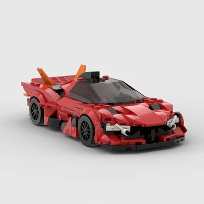 2022 Hot MOC City Car Speed Champion Supercar Sports Racing Car Moc Diy Building Blocks Set Educational Toys For Childern Boy