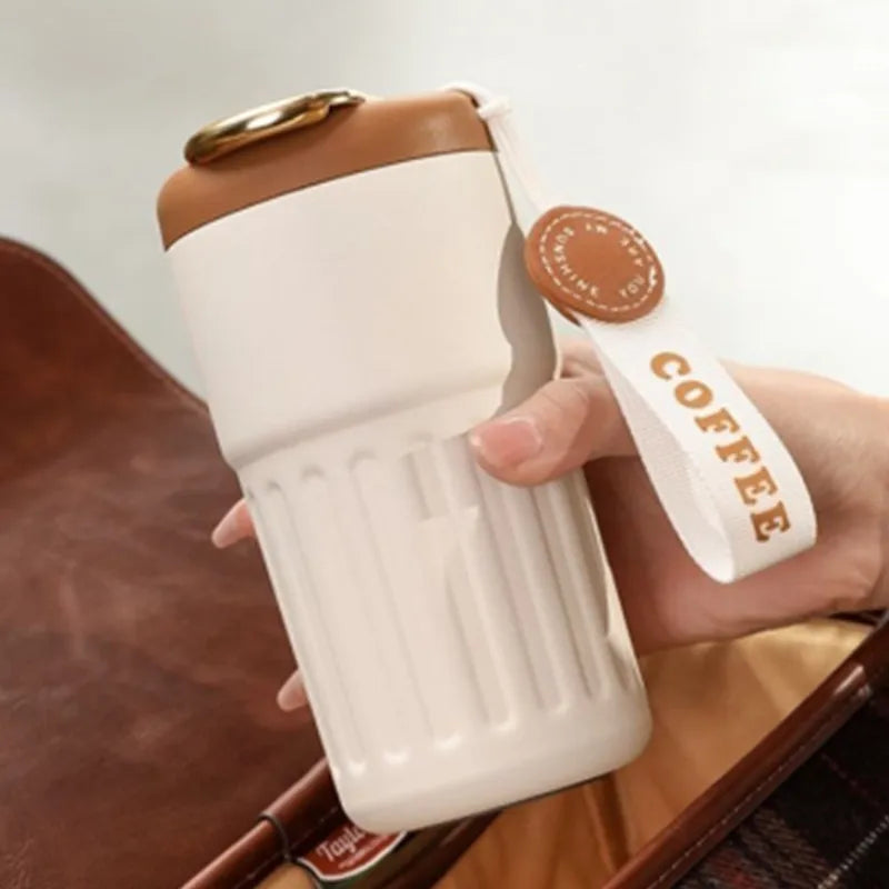 316 Stainless Steel Coffee Thermos Cup Boys High Sense Ladies High Appearance Level Girls High Water Cup