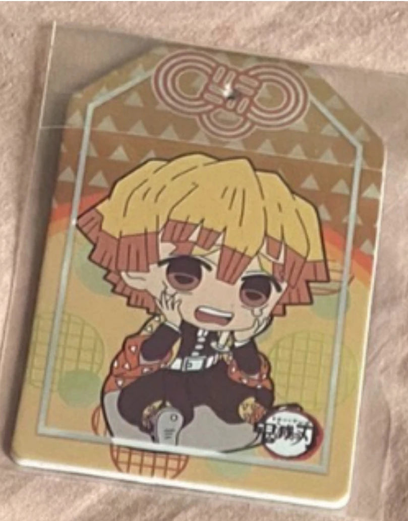 Anime Demon Slayer Kamado Tanjirou Agatsuma Zenitsu Kochou Shinobu Kanroji Mitsuri Rare Collection Card Birthday Gift Toys