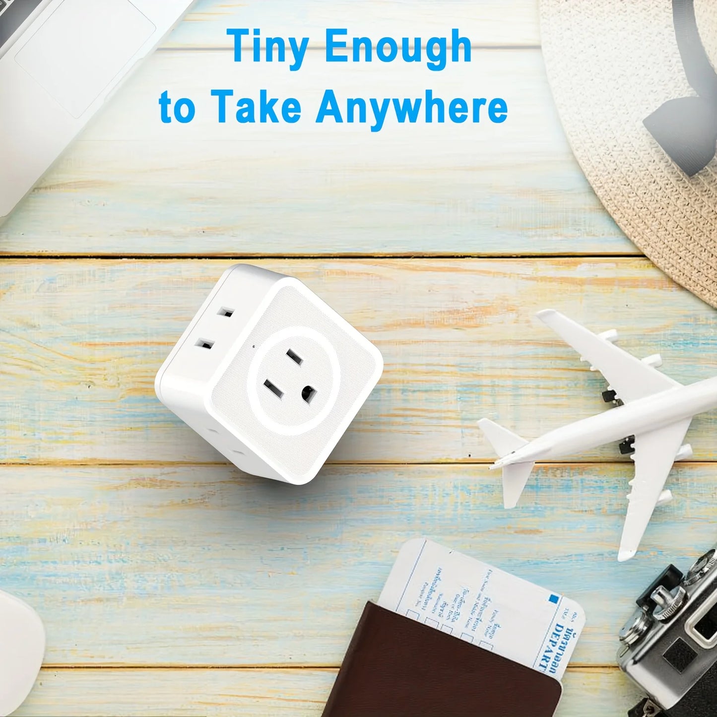 5 Sockets Outlet Power Strip Multi Plug Outlet Extender,Wall Outlet Expander,Small Electrical Outlet Splitter for Home Office,US