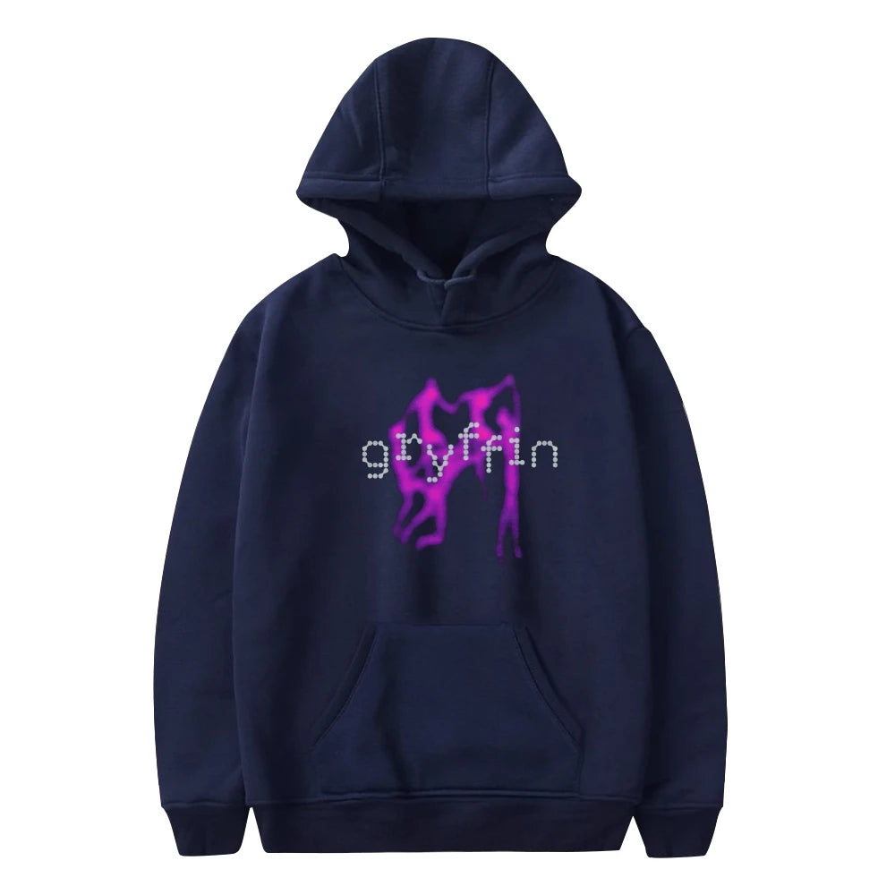 2024 Gryffin Dance Print Cozy Hooded Streetwear Sweater Unisex Stylish Pullover Multiple Colours & Sizes Winter Apparel Fash