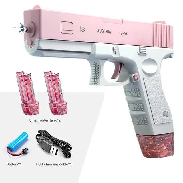 Summer hot selling wholesale prices for children's water gun toys, space science fiction designs, electric water guns, water bat
