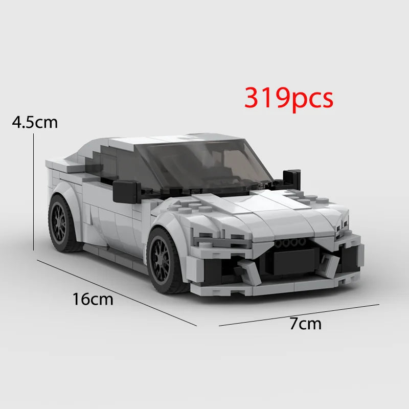 2022 Hot MOC Speed City Car Champion Racer Classic Supercar Building Blocks Brick Racing Super Technique Creative Garage DIY Set