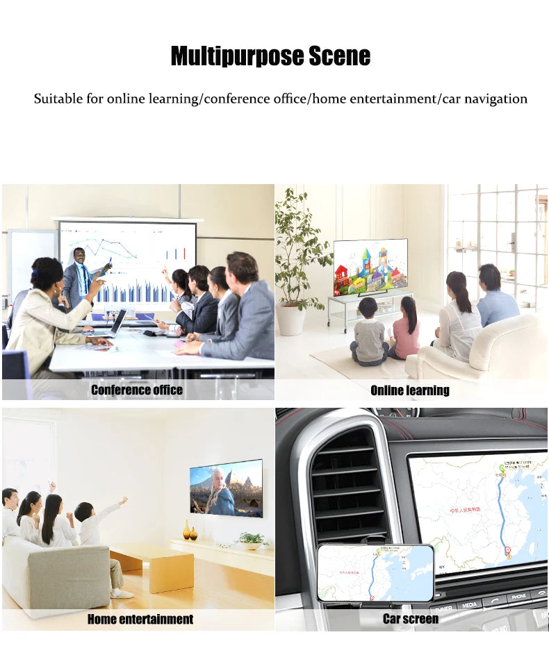 Dongle TV sans fil Wifi 1080P HDTV Projecteur Moniteur Miroir Écran Affichage Récepteur Adaptateur pour IOS Android Streaming Vidéo