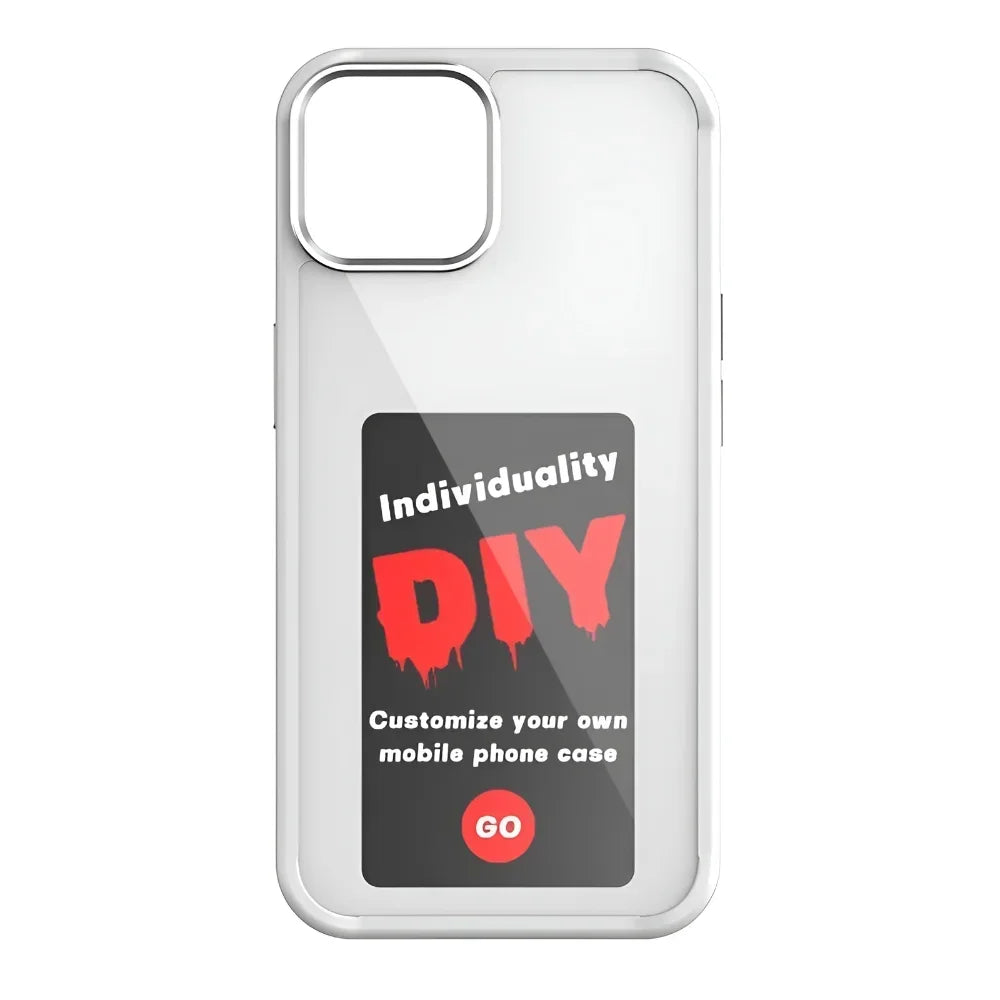 NFC Function Phone Case 3.7 Inches Screen Display Mob for IPhone 13 14 15 Wireless Transmission Screen Projection Phone Case