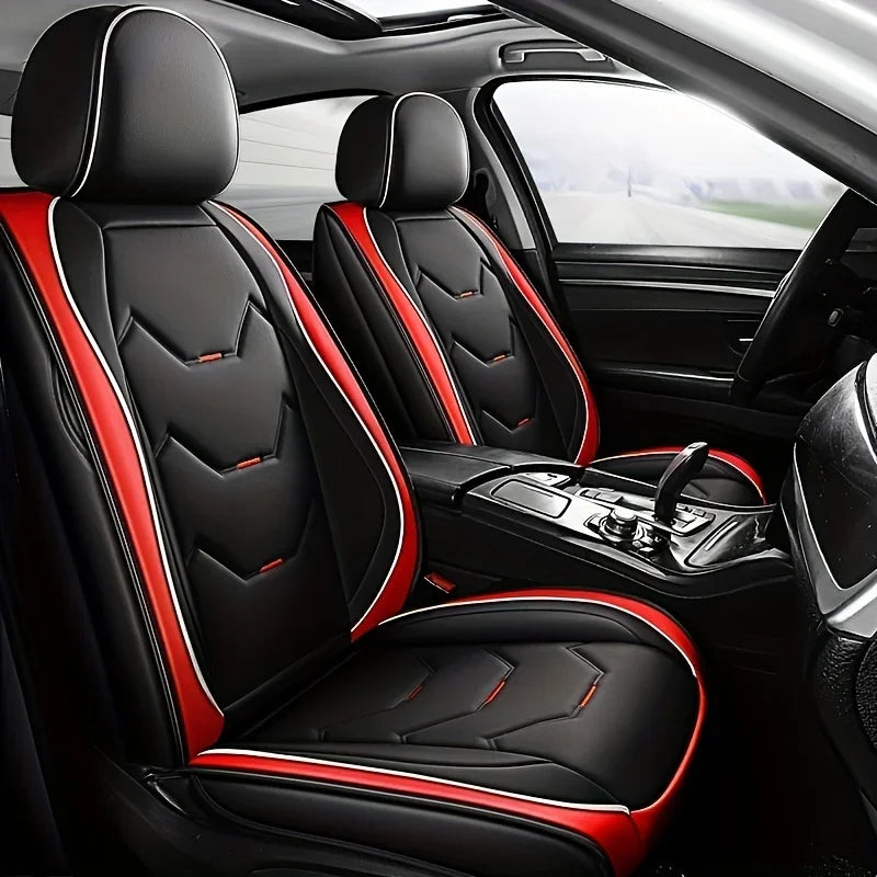2 Premium Front Seat Cove Universal Car Seat Cover PU Leather ProtAction Breathable All-inclusive Seat Cushion car accessories