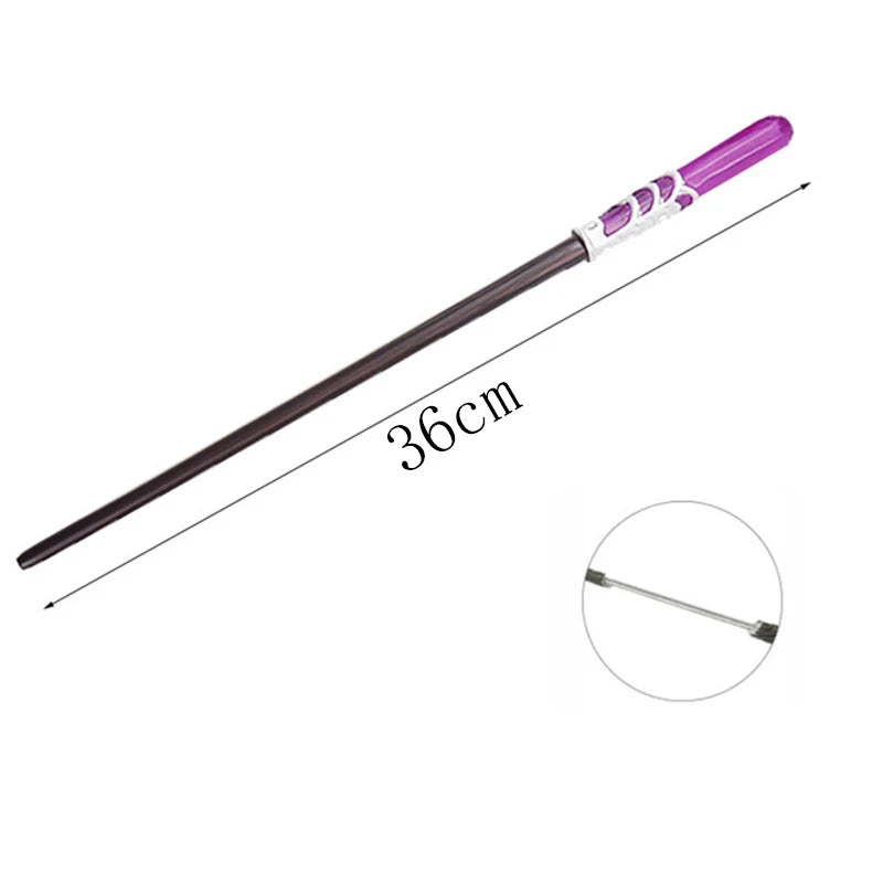 24 Kinds of Metal Core Magic Harried Wands Malfoy Voldmort Hermione Ron Bellatrix McGonagall Magical Potter Wand Box