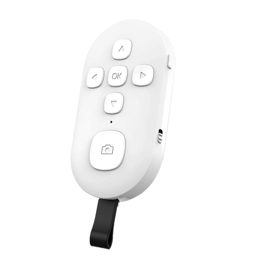 Rechargeable Bluetooth Remote Controller 7 Buttons For iPhone Android Mobile Phone Selfie Photo Shutter For Tiktok Page Turning