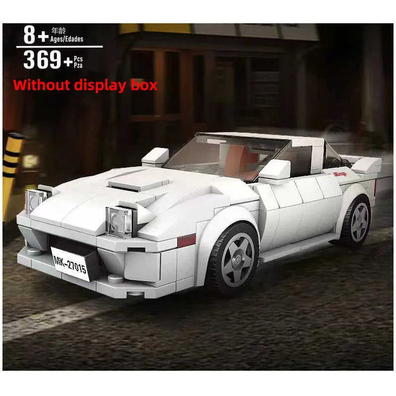 Technical Moc Car City Speed Champion Sports Car Racing Vehicle Building Blocks Brick Educational Construction Toys