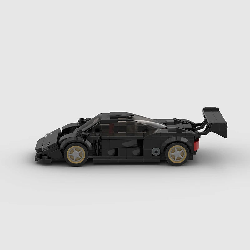 Supercar F1 City Speed Champions Racing Car RX-7 Model Building Blocks MOC Supercar Racers Vehicle Technique Bricks Kids Toys